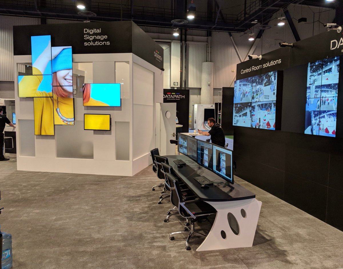TRC_AV's tweet photo. Last day of exhibits at #InfoComm2018! Check out our booth for @datapathltd! 
#digitalsignage #exhbits #InfoComm18 #eventprofs #showpros #avtweeps https://t.co/MVN7DITAIg