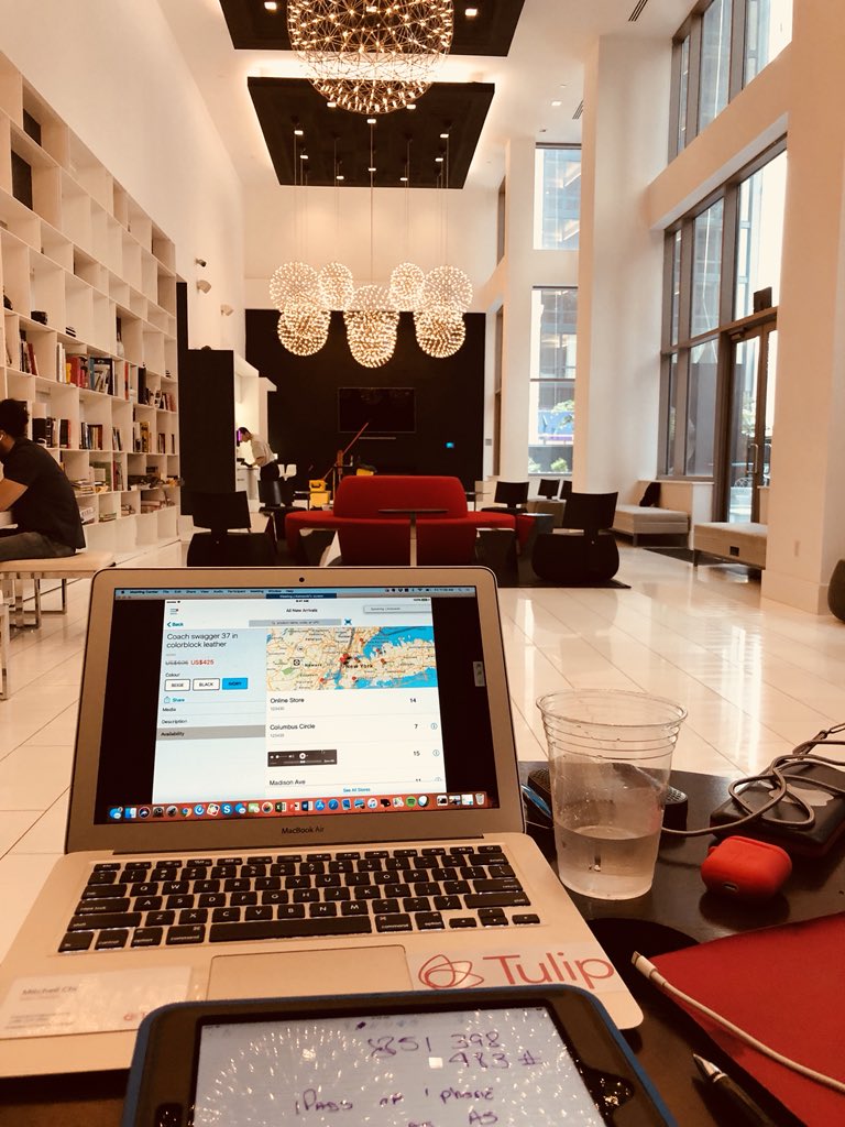 verysage1's tweet photo. @TulipRetail prospect demo from the common room at the Lara Residences, NYC! #retail #store2018 @Schmetail @NRFnews https://t.co/NOsa5rDX58