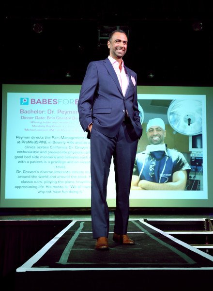 ProMedSPINE's tweet photo. Photos of @ProMedSPINE's Dr. Peyman Gravori being auctioned off at the @Babes_For_Boobs charity gala in Hollywood for a good cause... Way to go doc! https://t.co/twEebJio2Q