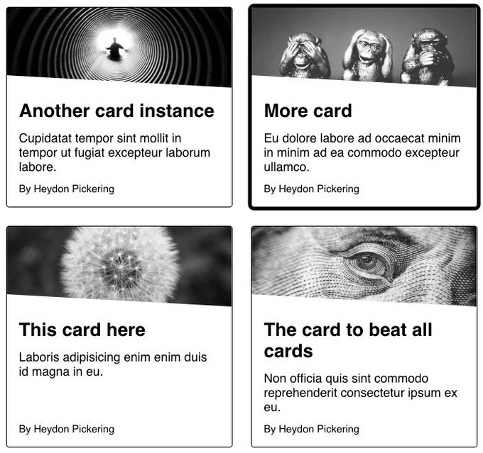 I&rsquo;ve iterated through several versions of our own card component trying to make it more accessible. Thanks<a href="/tag/a11y"class="tags"><span>#a11y</span></a>