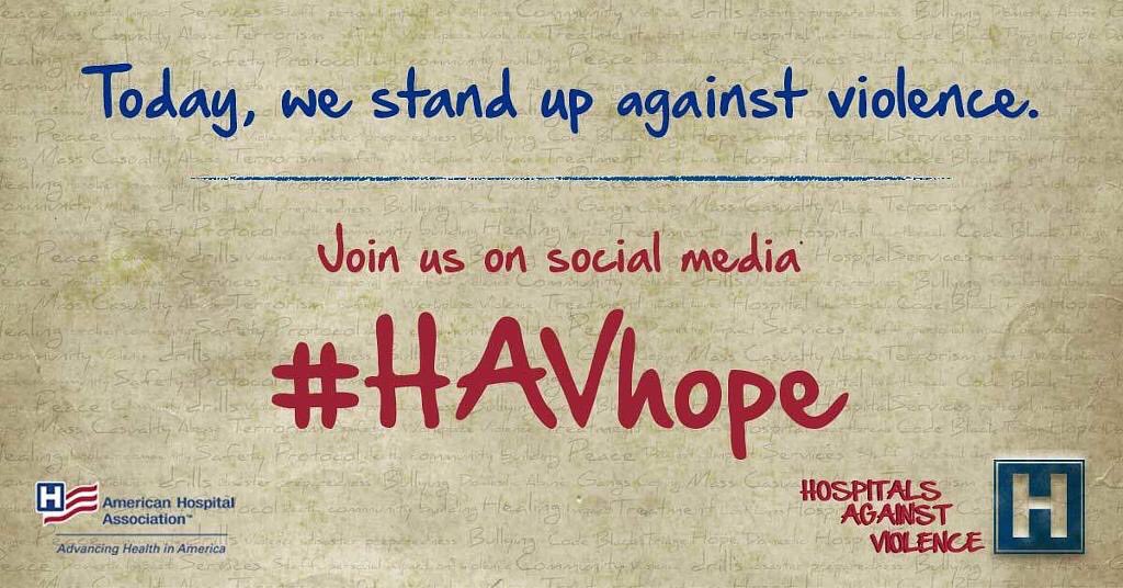 ASHRMAHA's tweet photo. Today, and every day, we stand up against violence. #HAVHope https://t.co/EWZ68ECkJd
