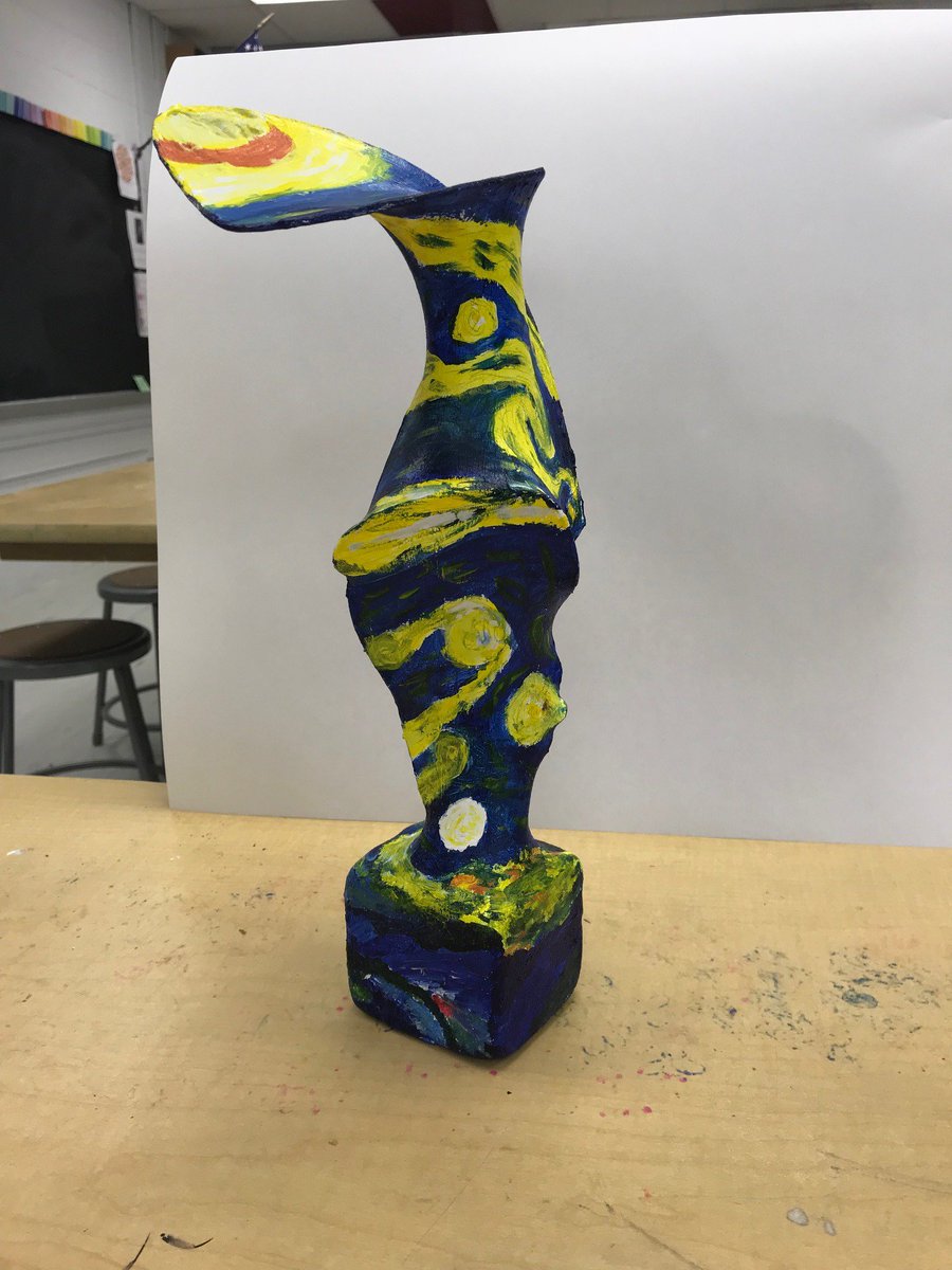 Mrs. Grossman's Art 8 class working hard and creating amazing "Art Movement" Sculptures. <a href="/CresskillMSHS/">Cresskill MS/HS</a> <a href="/ArtDauble/">Leigh-Ann Dauble</a> <a href="/CresskillHSArt/">Catherine Gelchinsky</a>