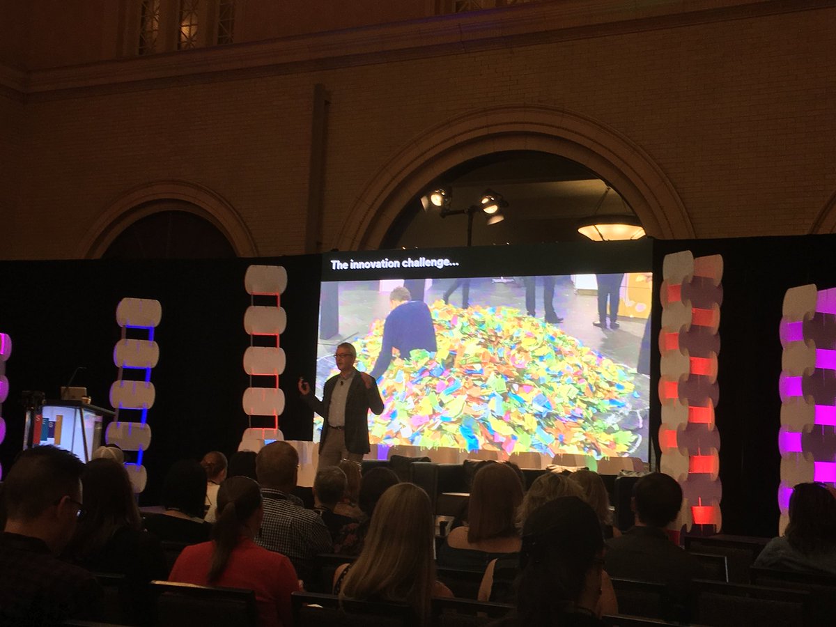 #forgemedia #SEGDConf Day 2 of SEGD. Eric Quint from 3M talks about the challenge of innovation