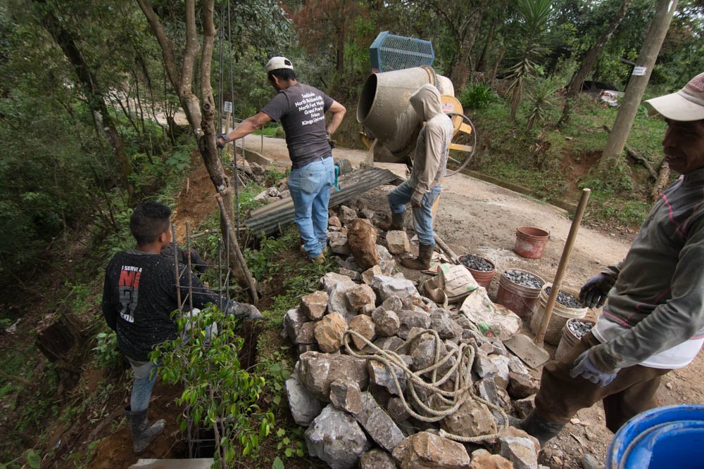 aselsiint's tweet photo. The ASELSI maintenance crew is reinforcing a deteriorating road near the entrance to the ASELSI Campus. As the rainy season gets underway this is vital to keep the road from washing off the side of the cliff and cutting off road access to ASELSI. Pray for wisdom and finances. https://t.co/PTviVMsKdg