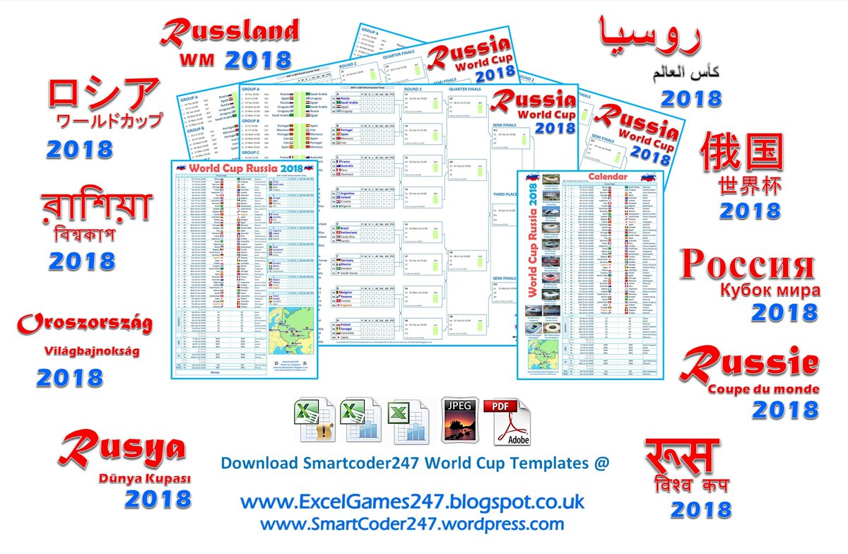 World Cup Wall Chart 2018 Pdf