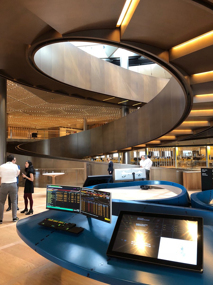 ErikVoorhees's tweet photo. New Bloomberg HQ in London is unreal. Nicest office I ever did see. https://t.co/VGFEDM8Dlr