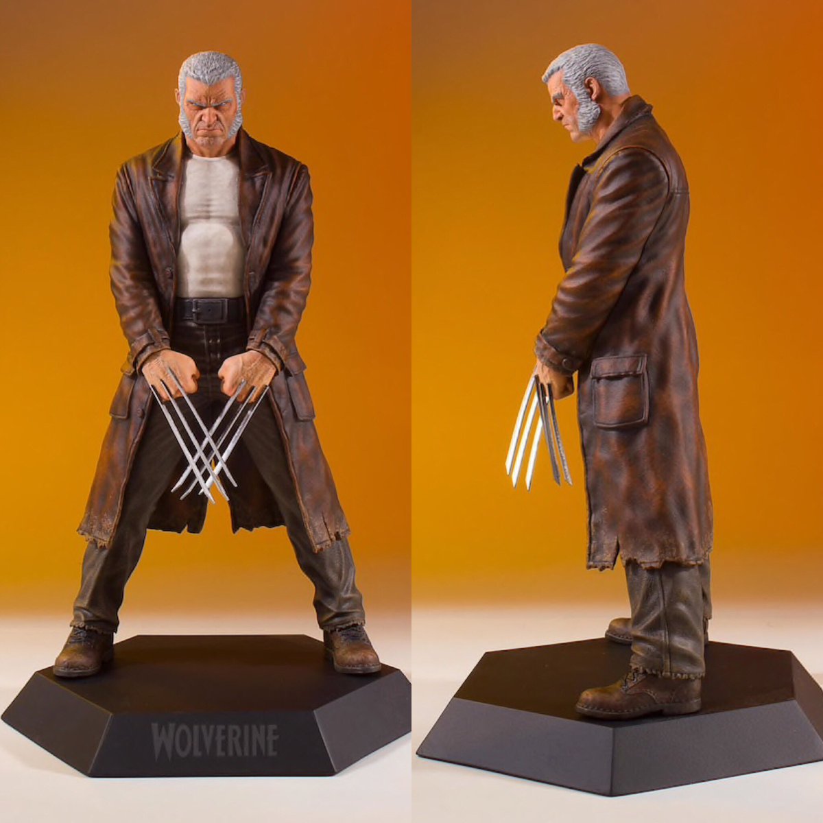 HardingArt's tweet photo. My upcoming “Wolverine ‘08” Old Man Logan statue for Gentle Giant. https://t.co/N8lPPVPugo