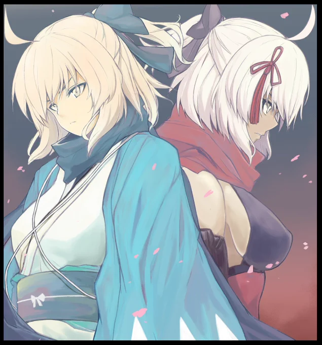 沖田さんと沖田オルタ
ぐだぐだ帝都聖杯奇譚楽しみ
#FGO #FateGO 