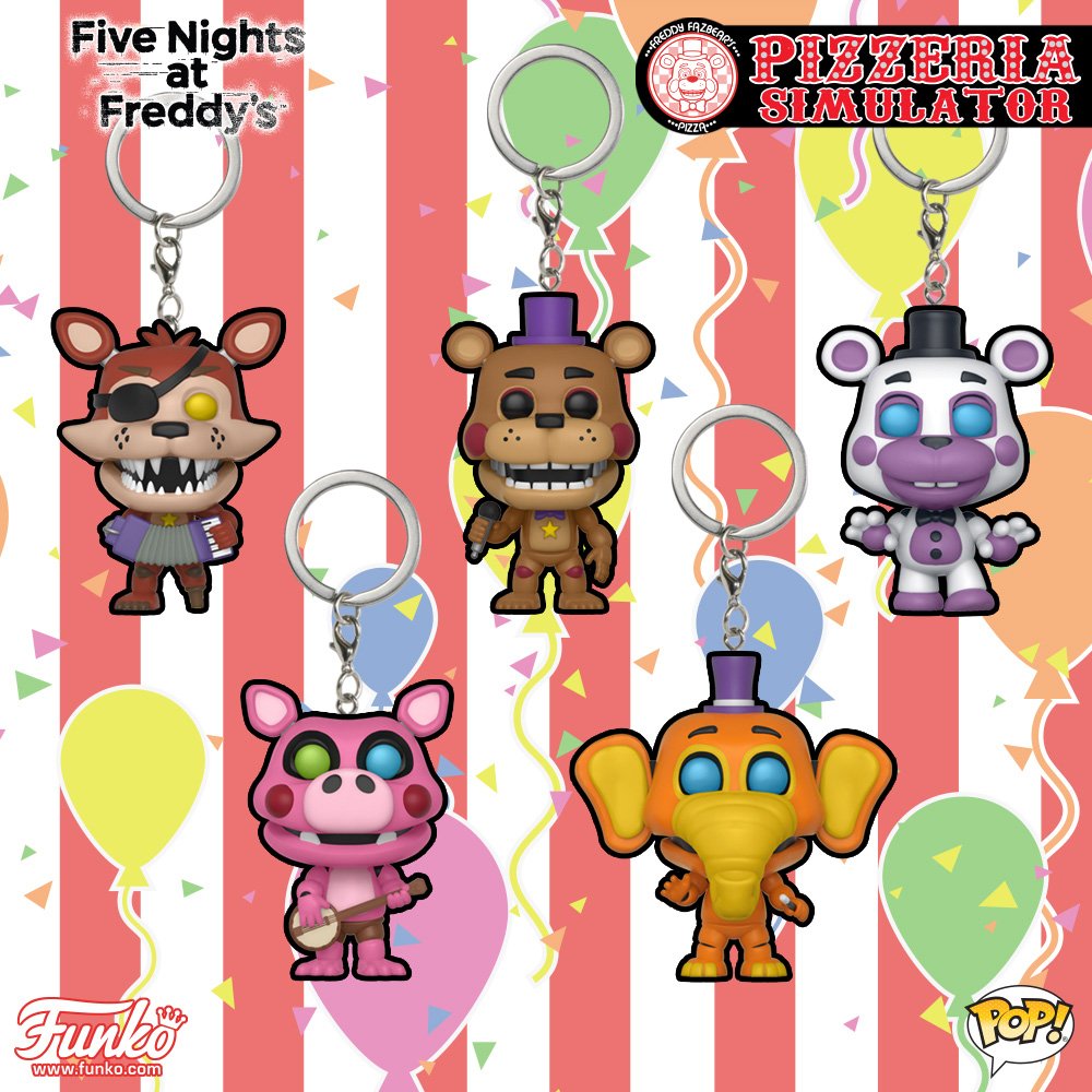 Five Nights at Freddy's- New Figures, Keychains, and Pop Coming