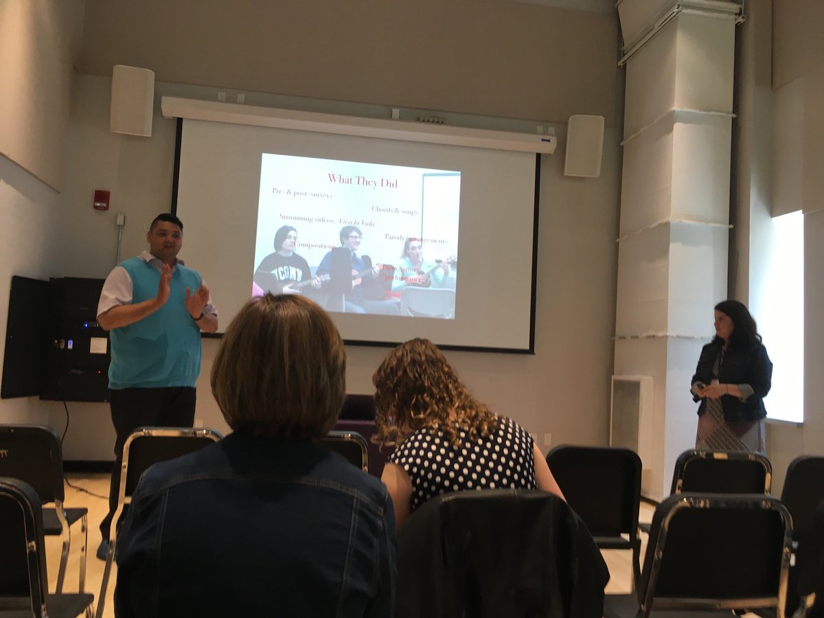 RuthWright40's tweet photo. Participatory music making and popular music on the ukelele @pmpme2018 https://t.co/mnrC5qYpJ0