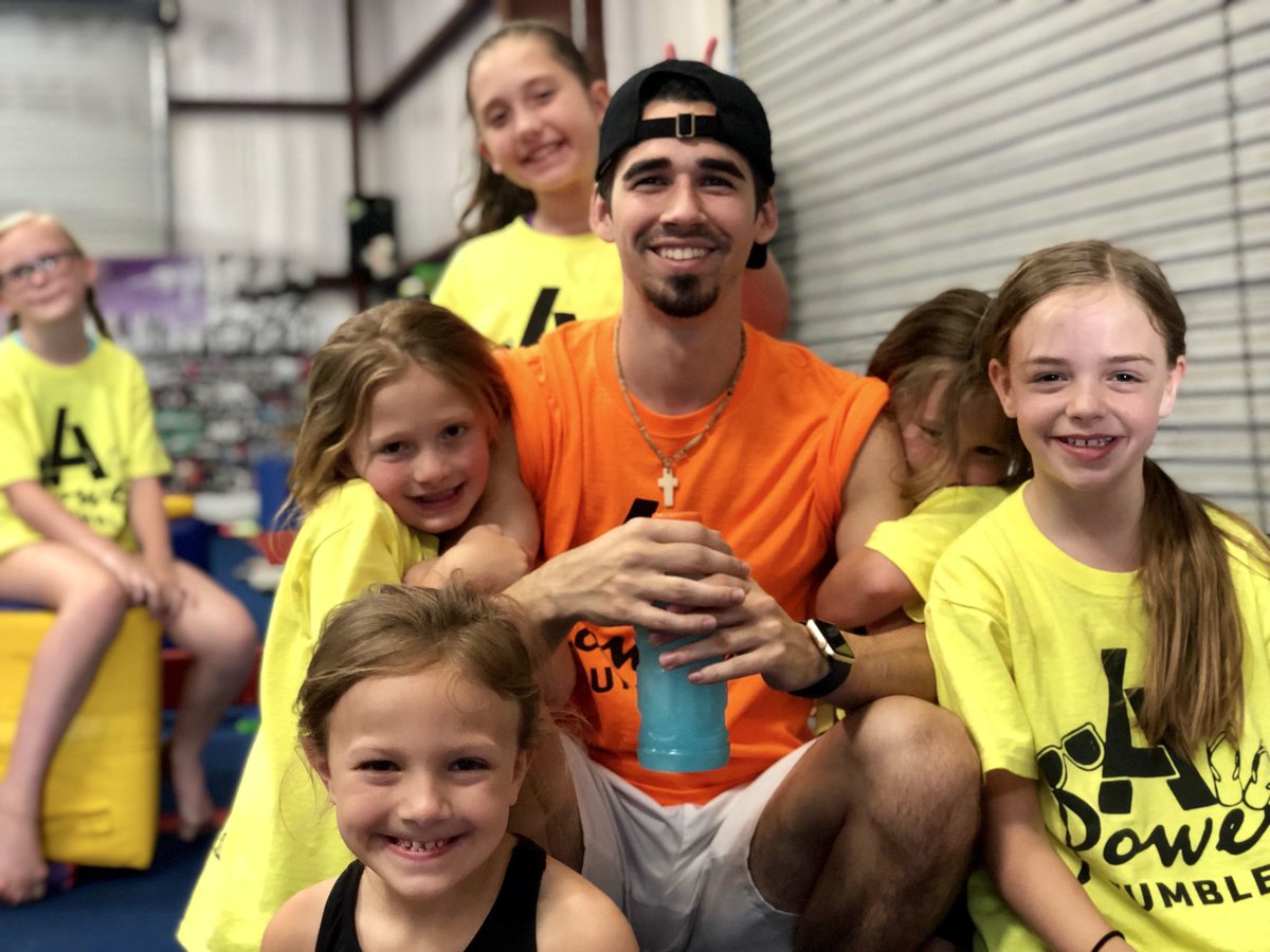 lapowertumble's tweet photo. That’s a wrap of our first tumble camp of the summer ✅🌞 What a great week with these kiddos! We are so proud of everyone for their hard work this week 💪 

💜🖤

Our next camp is our THREE-DAY STUNT CAMP which will be held next week! Sign up today to secure your spot! https://t.co/rQxPlGgYEf
