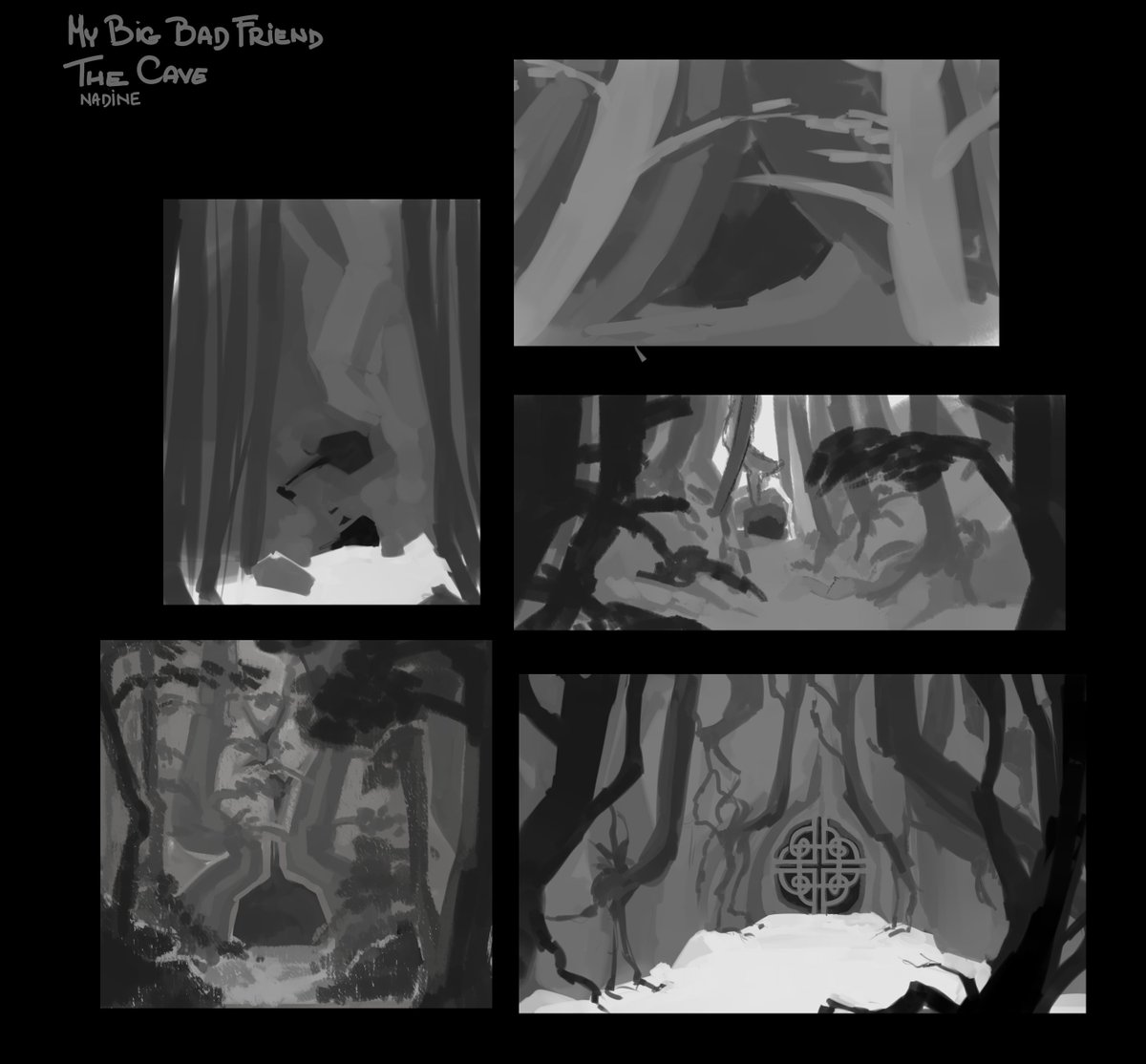 SteelRoseInt's tweet image. Our lead concept artist finishing up some environment thumbnails! Can't wait to see how these translate over to 3D~ 

-Cam
#indidev #thumbnails #environment #game #tranzfuser #conceptart