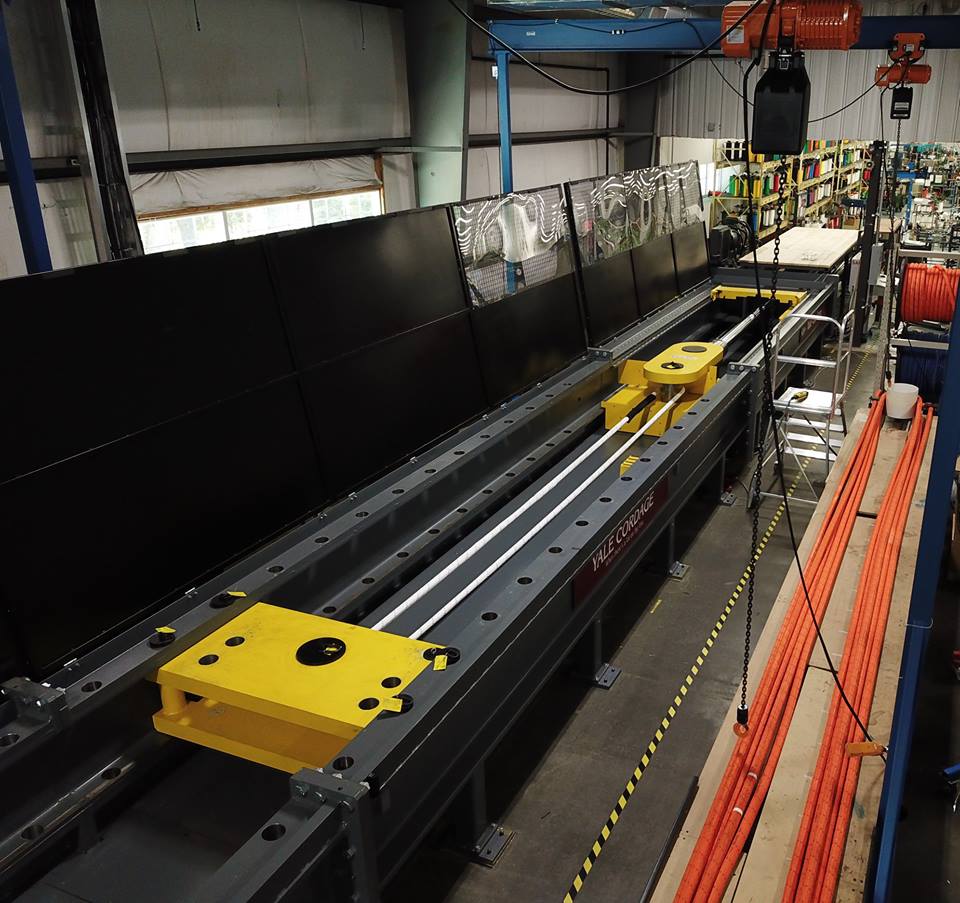 Meet"The Judge!"We recently acquired a 1,300,000 lb test bed, with a length of 116 ft, 15 ft stroke, &amp; two rams. This ensures accurate testing through the full range of capacity. We can perform destructive &amp; non-destructive testing on synthetic rope, wire rope, slings &amp; shackles
