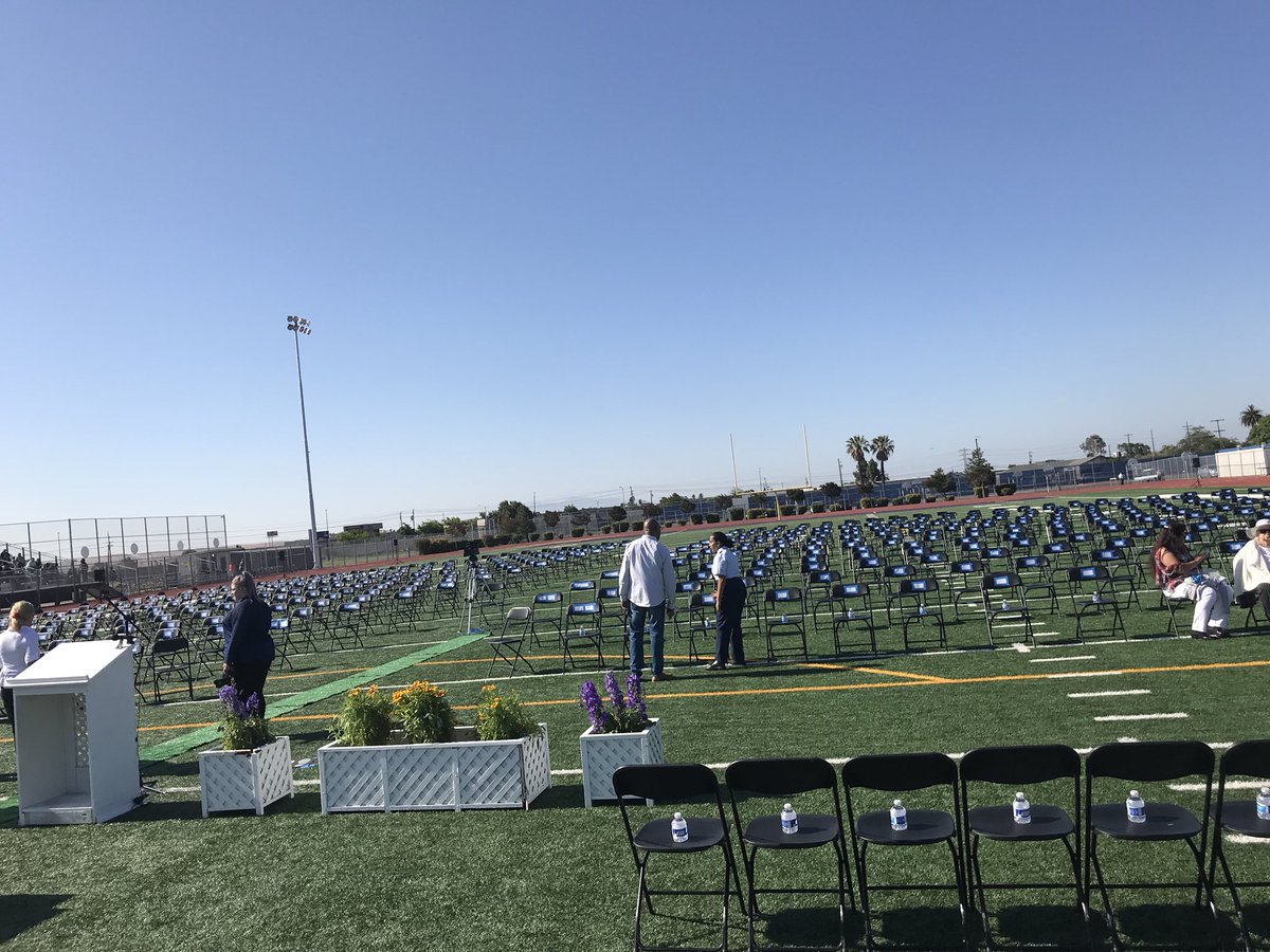 FSUSDVR's tweet photo. Taking a break from VR today for some live streaming at the @ArmijoHigh Graduation! Congratulations to the class of 2018! #AHSGrad #FSUSD https://t.co/PLDZzlo5e1
