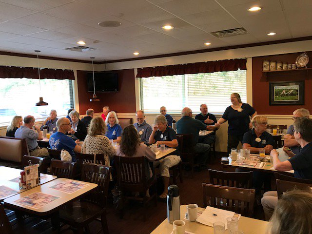 WI_DSPS's tweet photo. Great conversation at the Platteville Optimist Club providing an update on the #WIPDMP and the great results it's producing for #WI. Opioid prescriptions dispensed are down 10% #HopeActLiveWI https://t.co/EscHjXe8QU