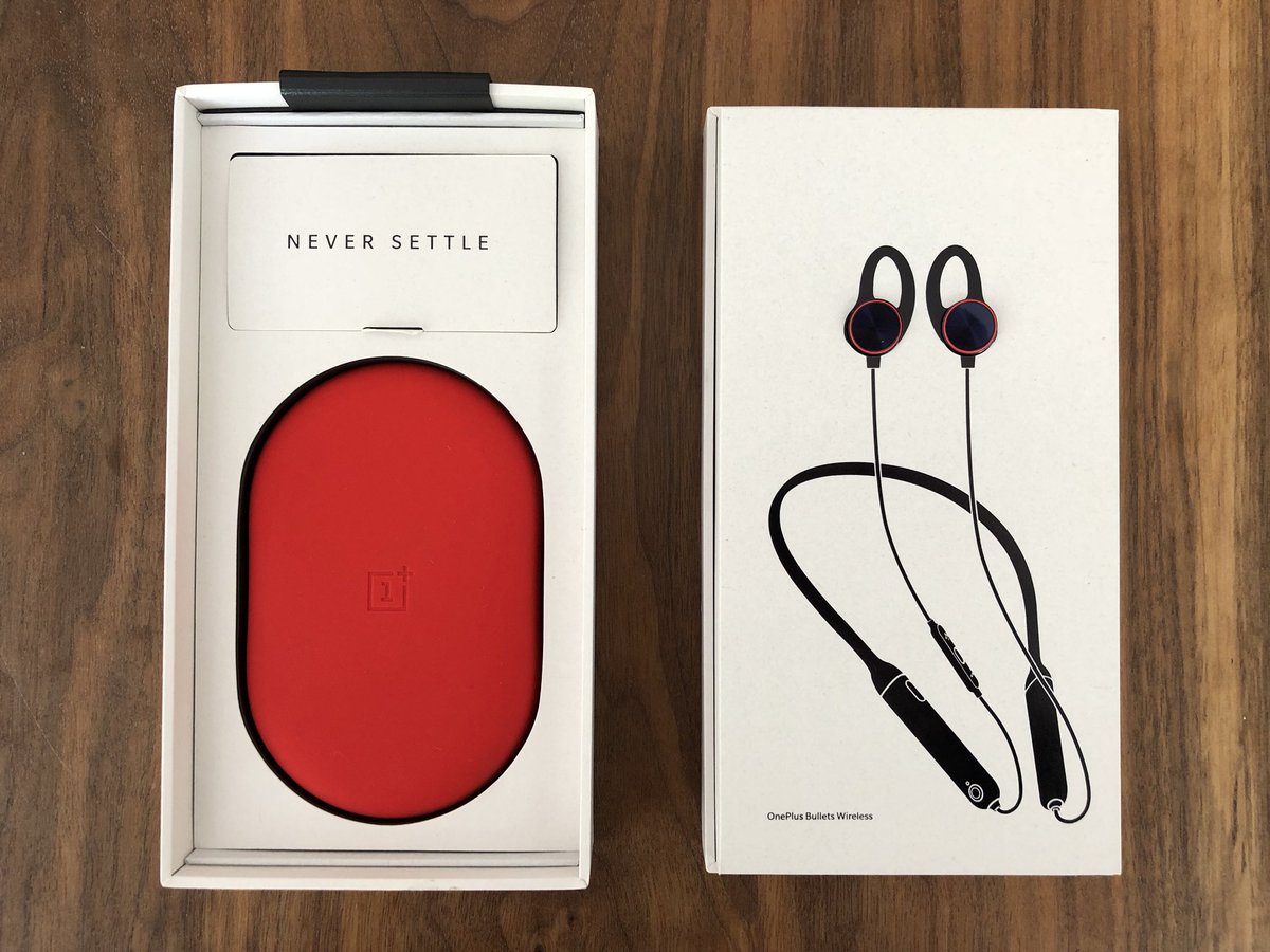benwood's tweet image. OnePlus packaging for Bullets Wireless is something to behold for $69. High gauge cardboard, embossed cover, engaging branding and cleverly engineered. Builds on approach Apple wowed me with over 10 years ago. #CardboardEngineering