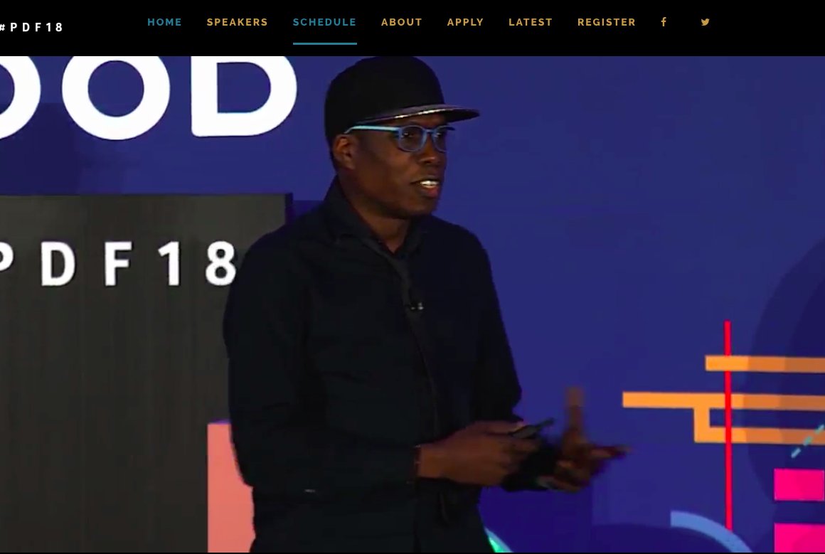 ppolitics's tweet image. Now up #PDF18, it's @geminiimatt on surveillance in cities - he brings up police omnipresence (there's an Oct. 2014 VICE article with some examples that I could link), which city residents probably see around, but others reading this might not know, hugely noisy state presences.