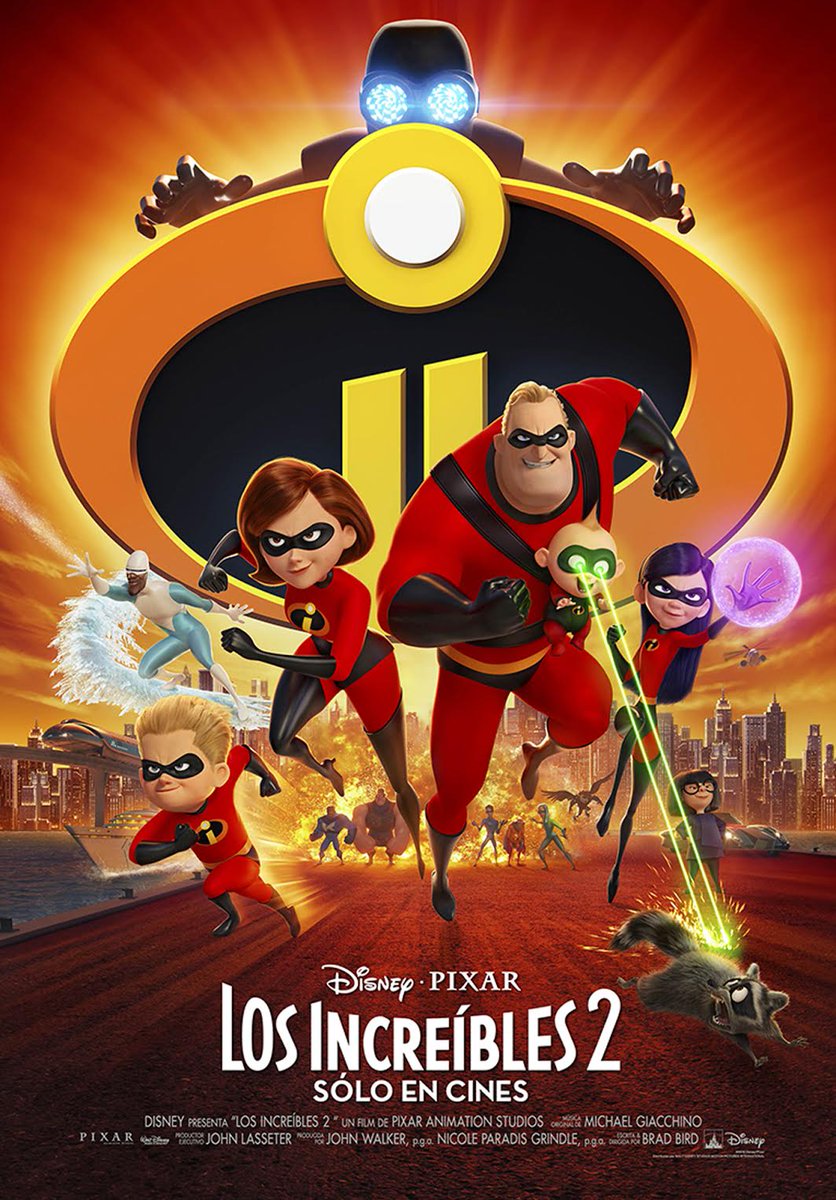 hermeselsabio's tweet photo. ¿Quieren ir a la avant-premiere de #LosIncreíbles2 este domingo desde las 09:15am en el Hoyts La Reina? Sortearé algunas ENTRADAS DOBLES + POPCORN + BEBIDA entre los que hagan RT. Allá mismo se las entrego, qué mejor. ¡Suerte! https://t.co/jFd97SgKSd