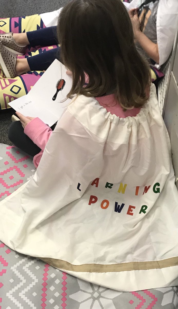 Using Reading Superpowers wearing our Superhero capes. #MTPSPride <a href="/LeonardoBearsNJ/">Peter J. Smith</a>