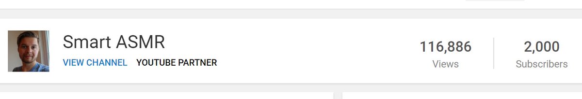 SmartASMR's tweet photo. Thanks for 2k subs! You're all the best. :) https://t.co/EXNWaYvVZm
