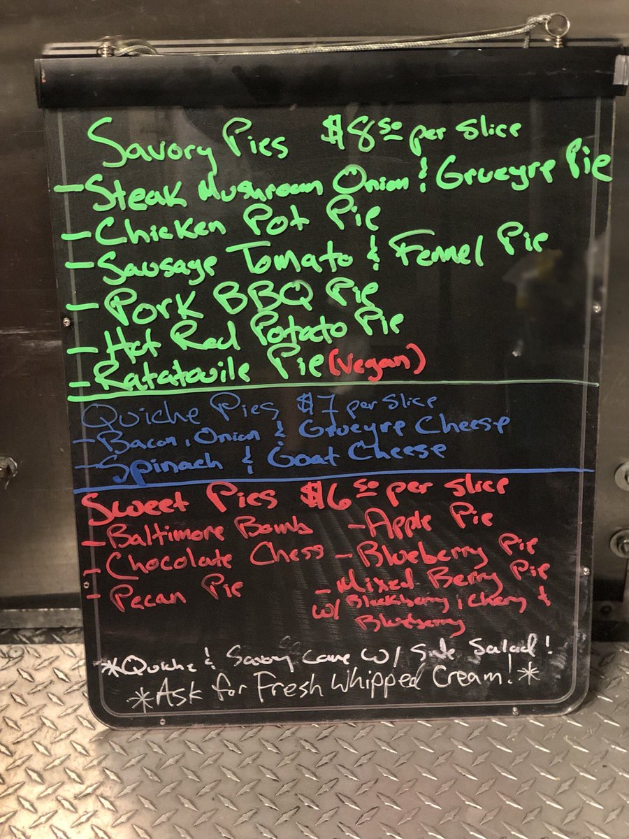 ThePieTruckDC's tweet photo. Visiting The @uscapitol Grounds Today?? Stop By Our Truck Located At 430 1st Street SE Just Outside The @TRUCKINGdotORG Building Open Til 3:30! #PieStyle #GoodEats #DC #Summertime https://t.co/n7btG5shRX