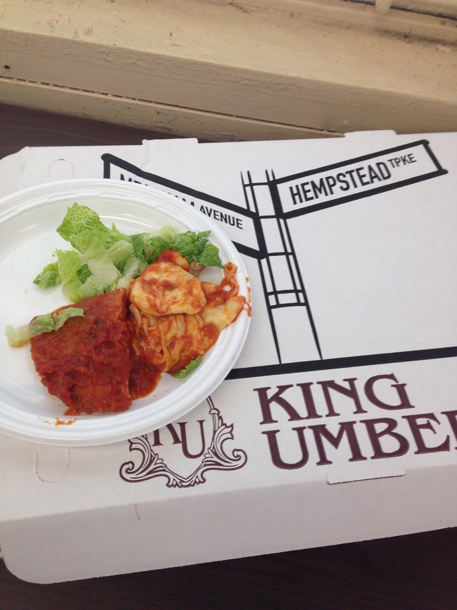 jayprivman's tweet photo. The โฆ@TheNYRAโฉ publicity department moving like a tremendous machine with this Belmont-eve press box lunch delivery โฆ@PCMckennaโฉ #thatsfive https://t.co/NMP47sceZ6