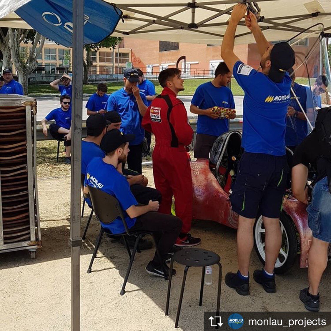 Monlau_FP's tweet photo. 👨🏻🔧 Este fin de semana se celebra #Electrocat18, el concurso en el que nuestros alumnos de #MonlauProjects diseñan y construyen un vehículo eléctrico. Esperamos muy buenos resultados en las pruebas. ¡Muy buena suerte chicos! 🤙🏻 https://t.co/PqodkGdHx0 https://t.co/F3nPahyenL