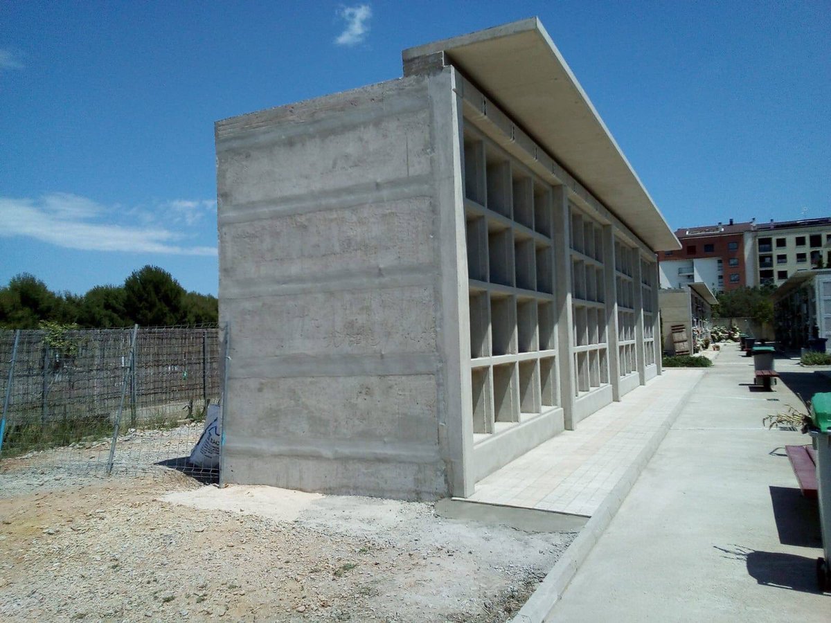 grupoorizontia's tweet photo. Finalizada ampliación cementerio Catarroja. Nichos construido según Sistema Insitu. Nuevamente cumpliendo sobradamente expectativas
https://t.co/1JGuu7kiBT
https://t.co/Nb7uEwKL5A https://t.co/C6MHJGvAoj