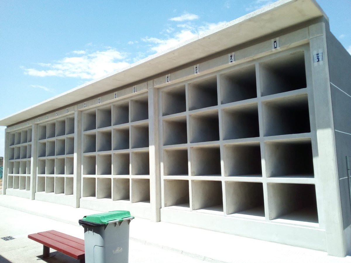 grupoorizontia's tweet photo. Finalizada ampliación cementerio Catarroja. Nichos construido según Sistema Insitu. Nuevamente cumpliendo sobradamente expectativas
https://t.co/1JGuu7kiBT
https://t.co/Nb7uEwKL5A https://t.co/C6MHJGvAoj