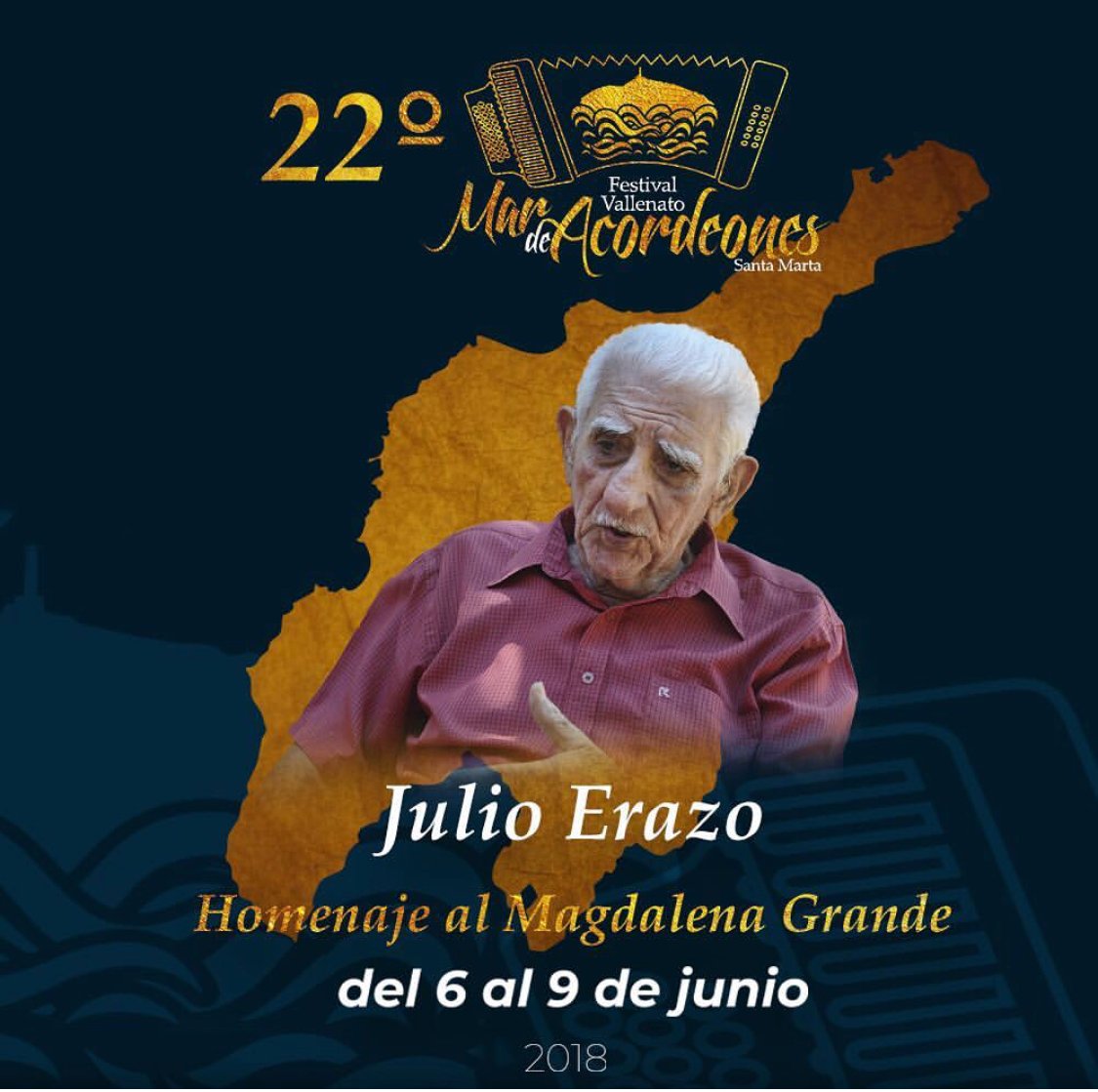 regioncaribeorg's tweet photo. 4 maestros son homenajeados en el Festival Mar de Acordeones 2018
#RegionCaribe #Colombia #Valenato #Musica #Arte #Cultura

📲https://t.co/aVievWBfEb https://t.co/dgsW3OfFXW