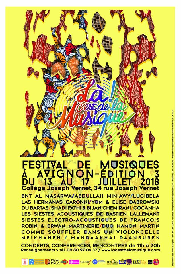 Rendez-vous en Avignon le 14 juillet!
Festival Là c'est de la musique #lacestdelamusique
#avignon #festivaldavignon #lashermanascaronni