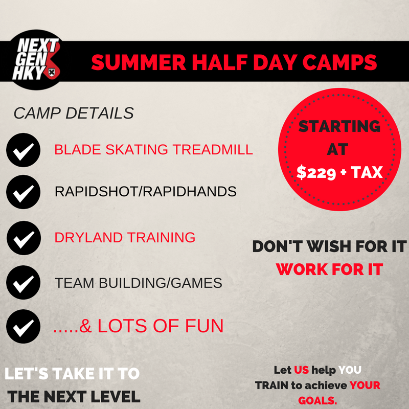 NextGenHKYGAT's tweet photo. Exciting news for Next Generation HKY Gatineau. We are pleased to introduce the 1st annual Half Day Summer Camps. Hurry up and resgister!!! #LegsFeedTheWolf #SummerCampFun #Train #SkatingTreadmill #RapidShot #PracticeLikeAChampion https://t.co/8wYQW5NB3x