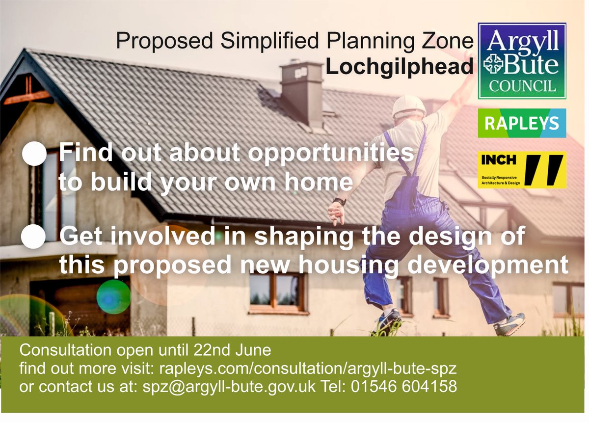 ABC_Planning's tweet photo. Our Simplified Planning Zone consultation for Lochgilphead is still open until 22nd June. Find out more here: https://t.co/TO4IfoKl4A https://t.co/iQ2nyksAJQ