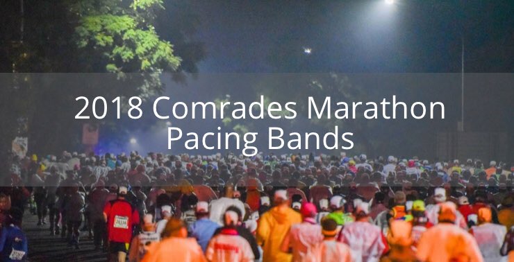 Comrades Marathon Pacing Charts