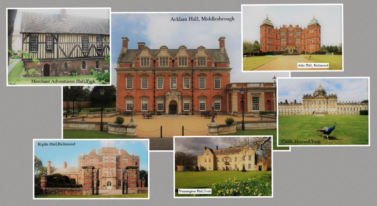 Some of the North Yorkshire Country Houses &amp; Halls we have had the privilege of working within from time to time. We are proud to be playing a part in repairing, preserving and saving our unique heritage here in the UK. #heritage #restoration #conservation <a href="/HE_Yorkshire/">Historic England Yorkshire</a>
