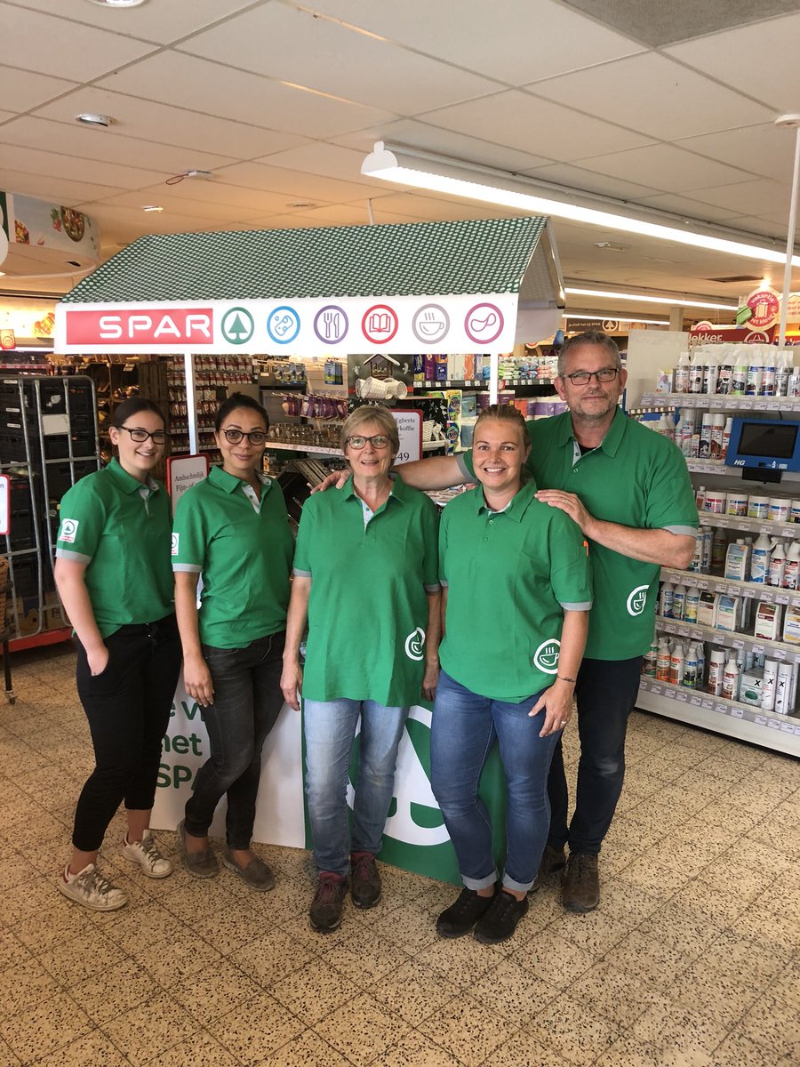 Onze nieuwste Spar ‘zomer’ tenue....