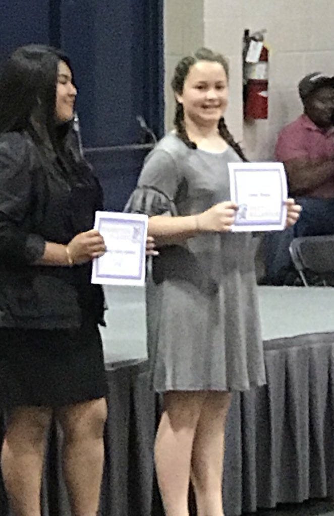 tarabooger's tweet photo. Saying farewell to 8th grade and middle school. So proud of you Emma! All A Honor Roll, Outstanding Art award and recognized for going #oneextradegree. Oh the places you will go! ❤️🐾 #wildcatforlife #littleboogers #emmagraciegrace #proudmomma @WestMillbrook https://t.co/JWYxjBnyqf