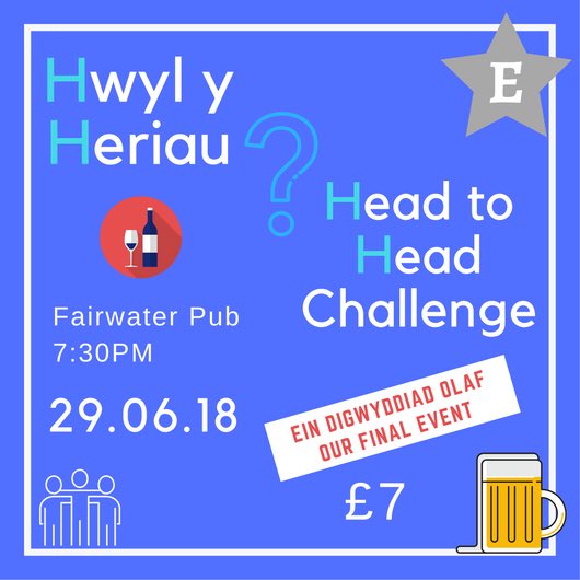 PwyllgorTTC's tweet photo. Ein digwyddiad olaf 🤩 Our final event!

29.06.18 https://t.co/lAFOu7zSTx