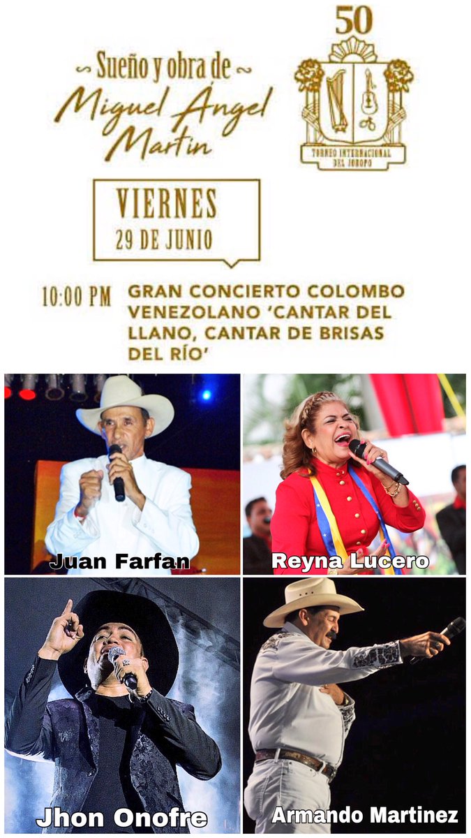 Este Viernes 29 De Junio, Estaremos En El Majestuoso <a href="/torneodeljoropo/">#52TorneoInternacionaldelJoropo</a> Concierto Colombo Venezolano Junto A <a href="/ReynaLucero1/">Reynalucerooficial</a> <a href="/JuanFarfan_/">Juan Farfan Carrillo</a> <a href="/ArmandoOficiall/">迷藥/春藥/媚藥/乖乖水/聽話水/三件套/七氟烷/三唑仑/安眠药//针孔摄像头//性冷淡/三挫抡</a> <a href="/Jhonofre/">JHON ONOFRE</a> #sentimientollanero