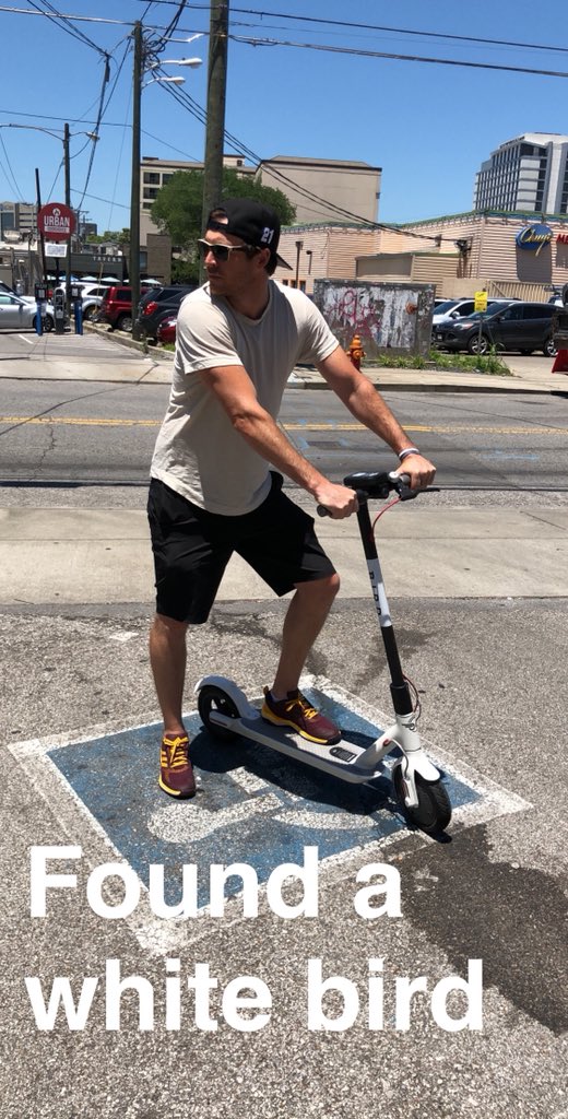 ClaytonAnderson's tweet photo. I’m so mad at you Nashville for taking away @BirdRide. Missing that #birdlyfe already https://t.co/CrO0DvFuHs
