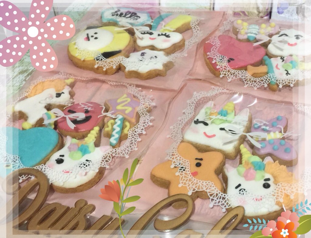 DessyNona's tweet photo. Thx for orders & re-orders👍🏻😘😍 For Order WA : 08176403311 #decoratedcookies #cookiesonline #unicorncookies #BTScookies #butterflycookies #cloudcookies #hellocookies #rainbowcookies #starcookies #heartcookies #charactercookies https://t.co/2PnN8B5WMw