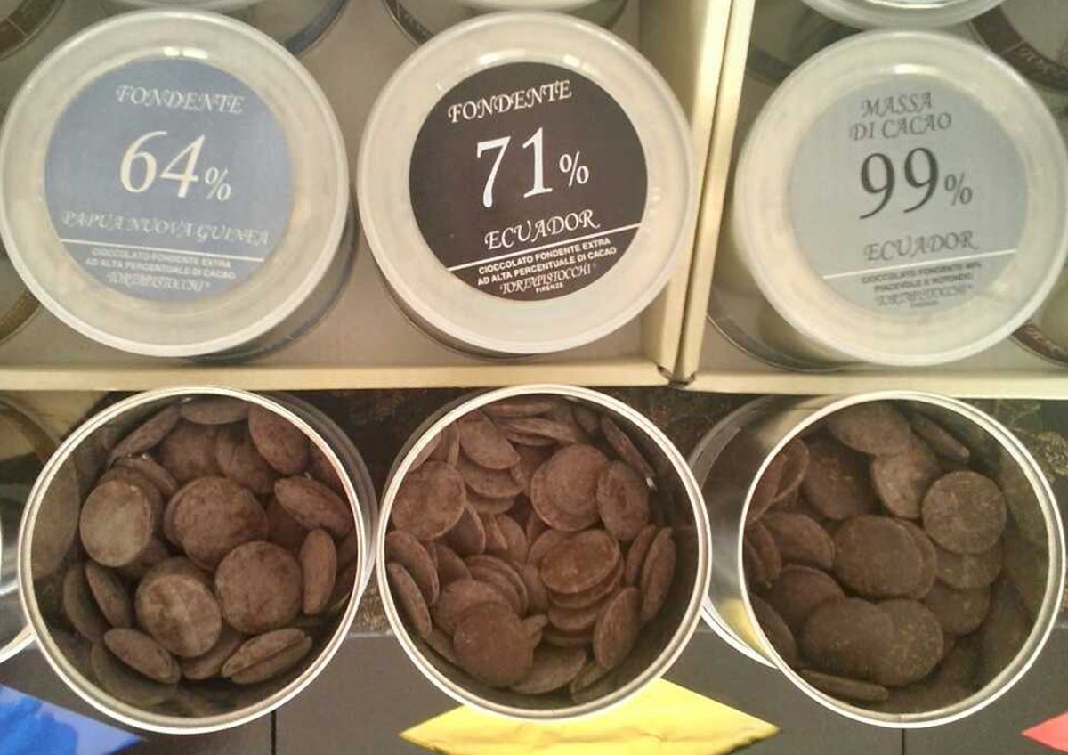 Le nostre materie prime ma anche dei meravigliosi "scaccia voglia di cioccolato". Prima, durante e dopo il caffè, ad esempio. 
E ricordatevi che il Cioccolato, con la C maiuscola mantiene giovani le celluline grigie. Bon!