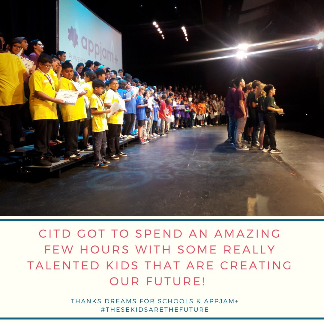 OCCITD's tweet photo. We were lucky enough to help judge these amazing young app creators in the @appjamplus event yesterday. Our future is really bright ya'll!

#occitd #stem #appjamplus #dreamsforschools #thesekidsareourfuture https://t.co/GegTQYIJwp
