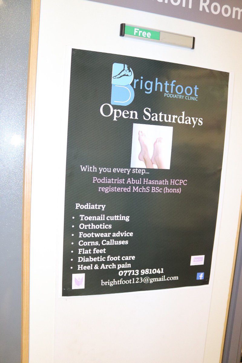 Hope (@hope10x1) on Twitter photo Only a few appointments left for this Saturday! If you need a local podiatrist around the Kidderminster area then give Brightfoot a call☎️ #WithYouEveryStep <a href="/wyreforesthour/">#wyreforesthour</a> <a href="/KiddyHour/">#KiddyHour</a> Only a few appointments left for this Saturday! If you need a local podiatrist around the Kidderminster area then give Brightfoot a call☎️ #WithYouEveryStep <a href="/wyreforesthour/">#wyreforesthour</a> <a href="/KiddyHour/">#KiddyHour</a>