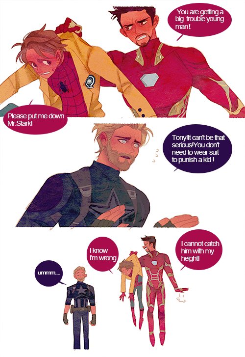 Forgive me for always joke about tony's height? 