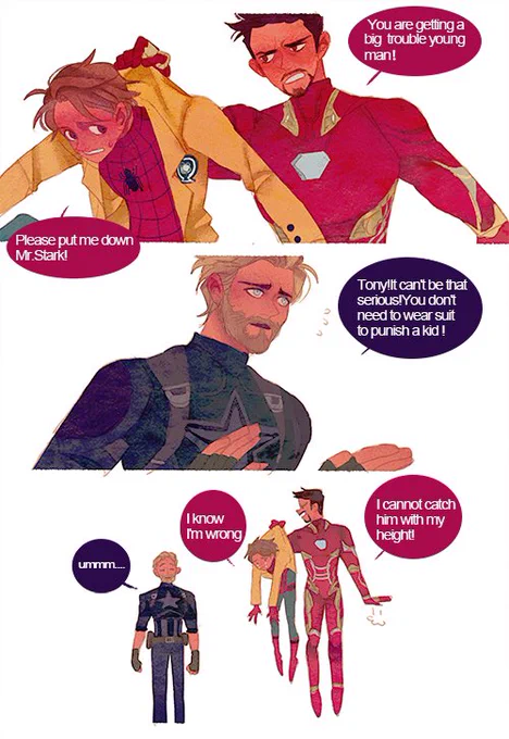 Forgive me for always joke about tony's height? 