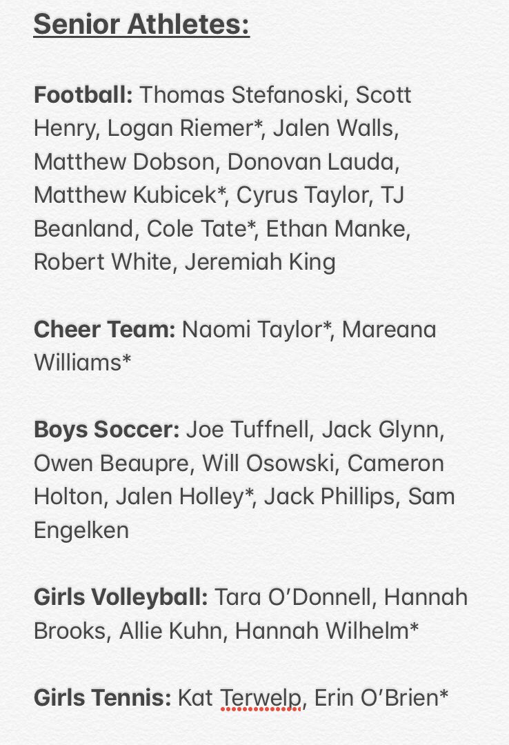 TosaStudentSec's tweet photo. Thank You Seniors! https://t.co/M3Bog7GBBA