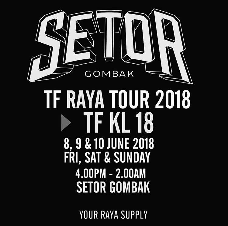 TheRudean's tweet photo. Assalamualaikum semua!
Hari ini kami akan berada di @tempatanfest Raya Tour 2018, Setor Gombak bersama sama band band yang lain!
Jom geng kita santai bersama sama nanti!
#gengkomeng #talibarut #TheRudean https://t.co/kxKg9VXlmo