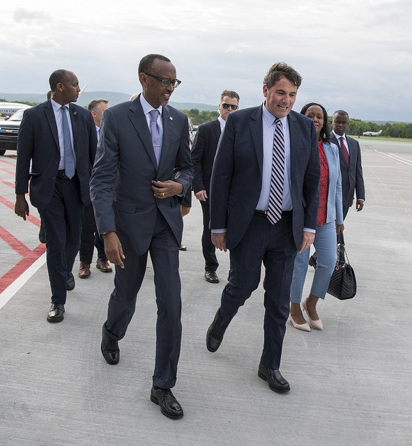 RwandaGov's tweet photo. President #Kagame in Canada for G7 Summit  #G7Charlevoix #G7Summit https://t.co/XJOXVhDJR8 https://t.co/K7JabekUVb