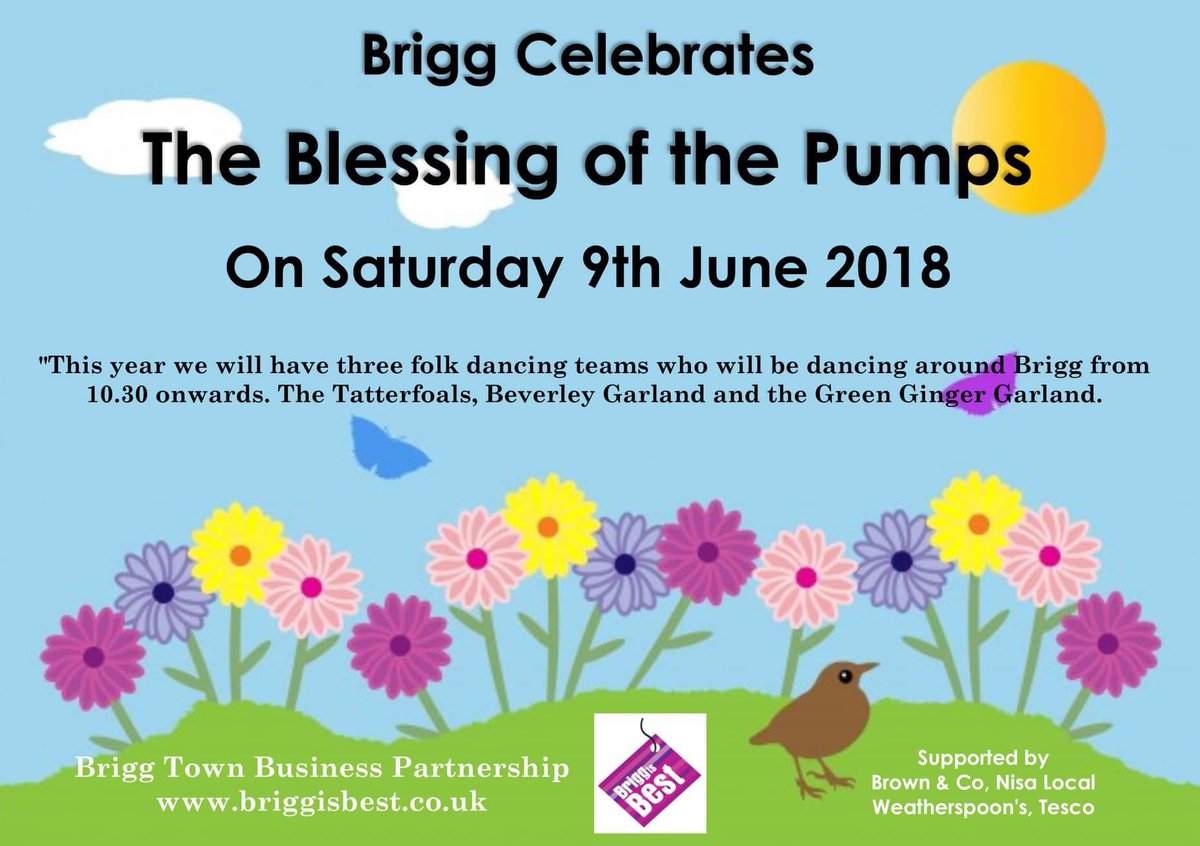 We’re in Brigg tomorrow for the town’s pump blessing celebrations 😃